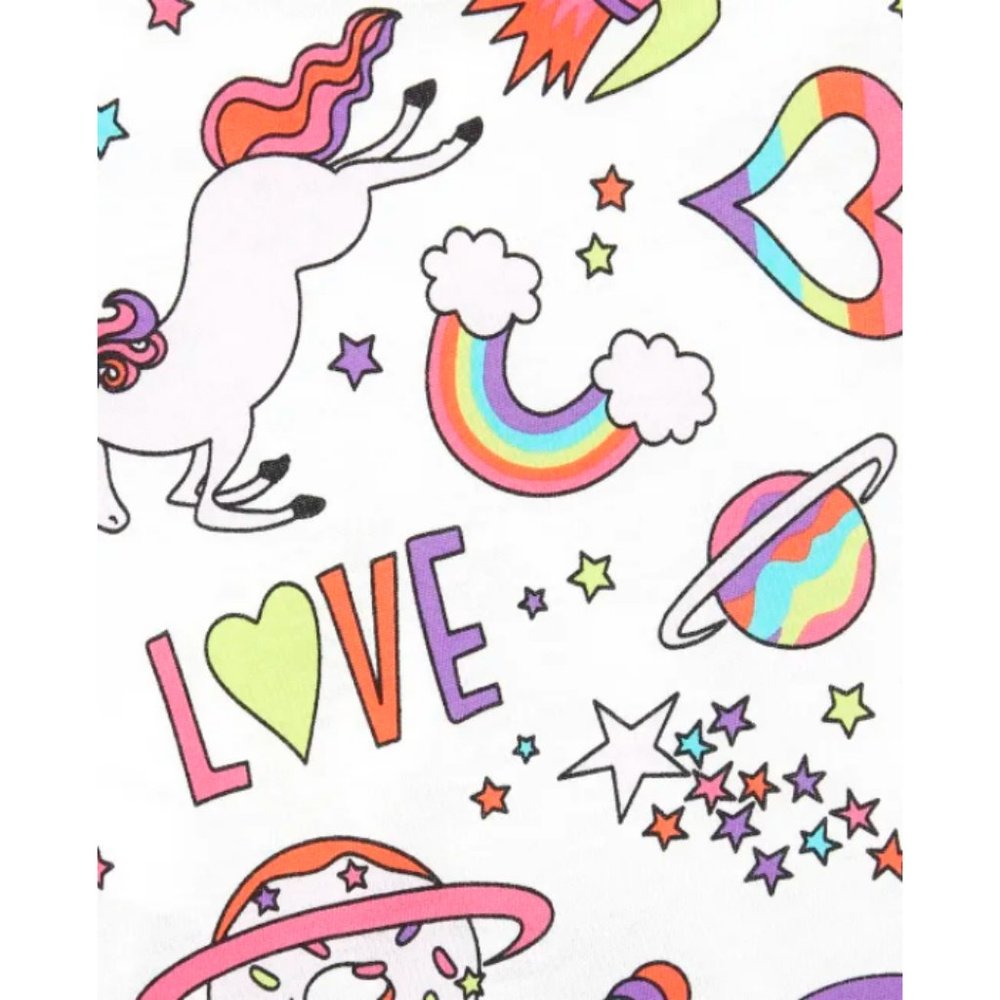 The Childrens Place Unicorn Rainbow Print Skort - Picture 2 of 2
